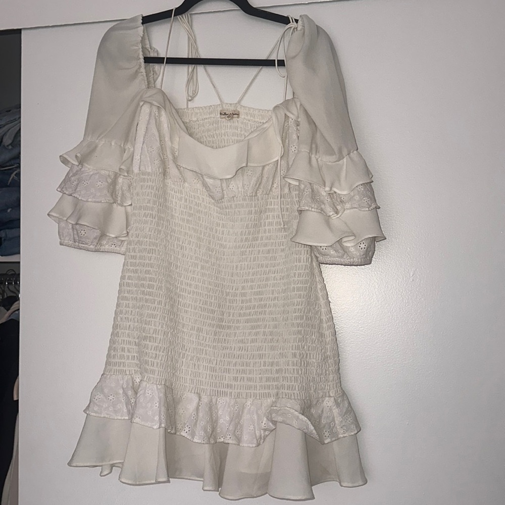 For love & Lemons white dress